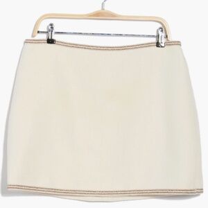 Veronica Beard Ohemia Cotton Blend Miniskirt